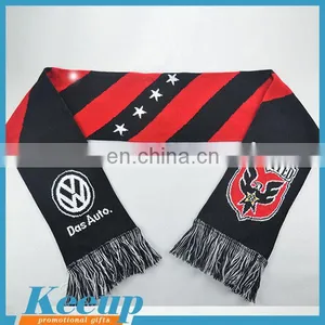 Hot Sale World Cup 2016 Fan Scarf 100% Acrylic Knitting Football Fans Scarf thumbnail-4