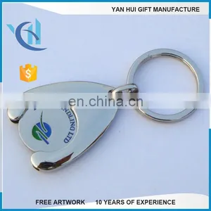 Metal Trolley Keychain Coin for Supermarket Trolley thumbnail-5