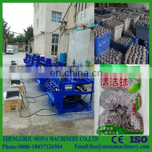 Export Kitchen Clean Ball Making Machine/steel Wool Cleaning Ball Making Machine/Industrial Automatic Clean Ball Making Machine thumbnail-5