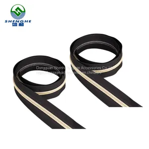 Wholesale Hot Selling Luggage Accessories and Bag Parts 5 10 Plain Plastic Coil Nylon Zipper thumbnail-2