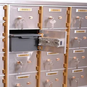 6UK 1010 6LOCKERS Door Safe Deposit Box for Valuables thumbnail-3