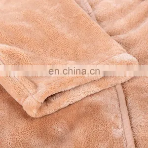 Supersoft Wearable Warm Plush Snuggie Fleece Blanket With Sleeves thumbnail-6