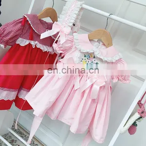 Arrivals Baby Dress Spanish Lolita Set Summer Short Sleeve Dress Clothes Toddler Girl Clothes thumbnail-1