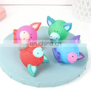 Cow Shaped Puppy Dog Toys Chewing Squeaky Vinyl Pet Toys With Sound Squeaker thumbnail-4