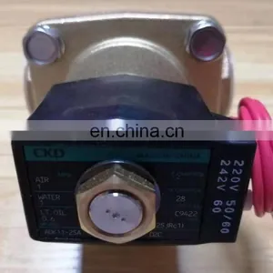 CKD 2 Way Solenoid Valve ADK11-25A-02C-AC220V thumbnail-2