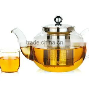 Glass Teapot 800ml With Stainless Steel Infuser thumbnail-1