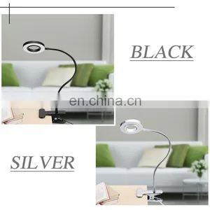 DDP Terms High Quality USB Power Led Desk Lamp Foldable Clip on Bedside Reading Night Light Dimmable LED Table Lamp thumbnail-5