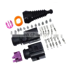 Free Shipping! 6 Way 3B0973813,1J0973713 Female Male Temp Sensor Plug Waterproof Connector Kits Universal thumbnail-5