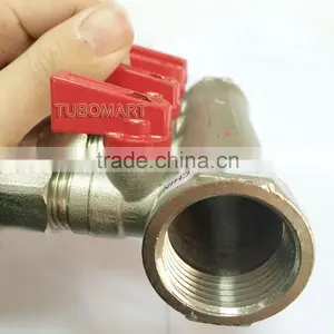 Underfloor Heating Ball Valve Manifold for Pex Pipe thumbnail-4