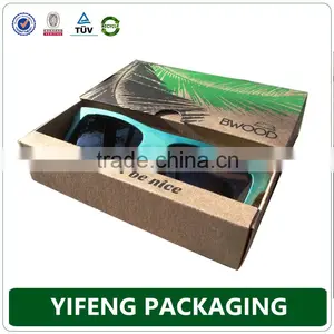 Matte Black Cardboard Gift Box, Unique Cardboard Box Packaging for Sunglass thumbnail-4