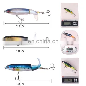 2021 Popular Sub Bait Propeller Surface Tractor Plastic Hard Bait Imitation Real And Tractor Bait thumbnail-3