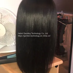 Black Long Straight Full Lace Human Hair Wig With Factory Price thumbnail-1