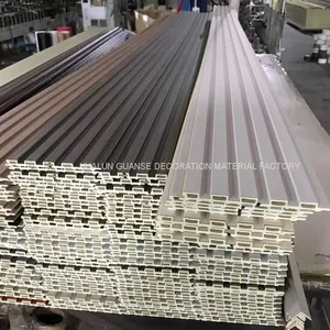 Factory WPC Cladding Easy Install Backyard Board Waterproof Composite Wood Interior Wall Cladding PVC WPC Wall Panels,Skirting Boards,Cornice Mouldings thumbnail-5