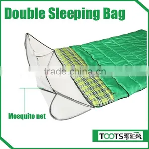 King Size Family Sleeping Bag With Head Mosquito Net thumbnail-1