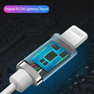 MFi Factory Type C to Lightning C94 Cable for IPhone 11 Pro thumbnail-3
