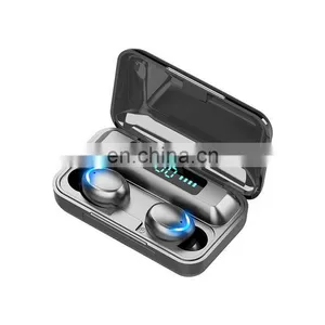 True BT 5.0 1500mAh Earbuds Audfonos F9 V 5.1 thumbnail-1