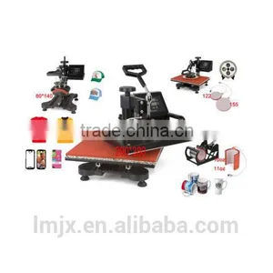 New Design 6 In 1 Cheap Heat Press Machine Digital T-shirt Printing Machine thumbnail-1