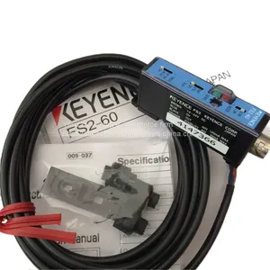 Reflection-to-fiber Optic Probe FS2-60P Brand New Authentic KEYENCE Fiberoptic Sensor FS2-60P thumbnail-1