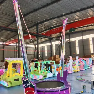 Park Backyard Carnival Ride Big Single Para 5 Trailer Jump 4 in 1 Jumping 4 2 1 Persons Bungee-trampoline Bungee Trampoline thumbnail-4