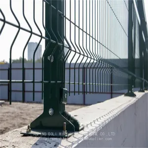 BEST Fencing Supplier PE Coated and PVC Coated Welded Wire Fencing Curvy Welded Wire Mesh Fence/BOLI WIRE MESH QUALITY WELDED WIRE FENCING thumbnail-4