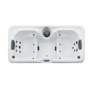 OEM Factory Price Hydro Massage Therapy 2 Person Whirlpool Bathtub Sanatorium Spa Tub thumbnail-2