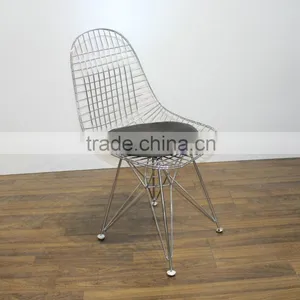 DKR Wire Chair Dining Room Modern Metal Chair thumbnail-3