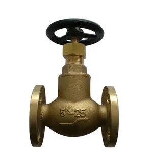 JIS 5K 10K Bronze Angle Globe Valve thumbnail-3