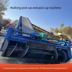 Crawler-type Coal Cinder Crushing Reclaimer, Automatic Material Reclaiming and Loading Conveyor, Mud Cake, Sand and Stone Powder Slag Scraping Machine thumbnail-5