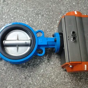 Pneumatic Wafer Type Butterfly Valve thumbnail-4