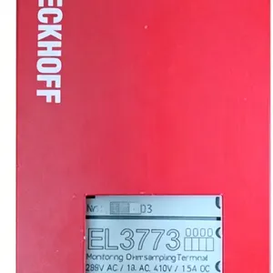 Beckhoff EL3773 EtherCAT Power Monitoring Terminal 3-Phase Voltage Current Measurement Module 16-Bit Oversampling thumbnail-2