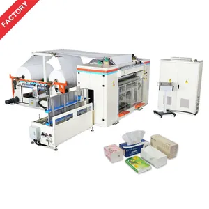 Automatic Facial Tissue Production Line | Fully Automatic Interfold Facial Tissue Paper Making Machine thumbnail-2