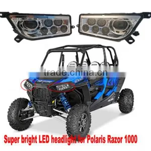 Best Price LED Headlight for 2014 Polaries RZR XP 4 1000 EPS ATV UTV Parts thumbnail-1