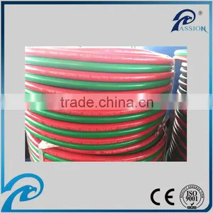 Red & Green 1/4 Inch 50FT Smooth Rubber Welding Torch Hose Most Popular thumbnail-3