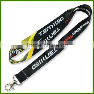 Rope Manufacturers Professional Custom Dark Gradient Color Heat Transfer Lanyard Webbing Lanyard Free Sample thumbnail-3