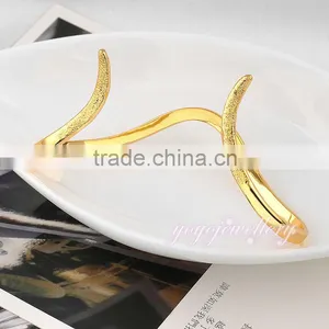 Rose Gold Cheap Cuff New Gold Models Hand Palm Bracelet thumbnail-4