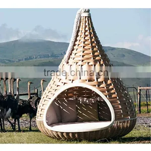 Swing Hanging Chair Patio Bed Adult Rattan Bamboo Nest Outdoor Garden Swing Quality Choice thumbnail-4