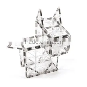 MagnaTiles 32pc ICE (clear, no Color) Set thumbnail-2