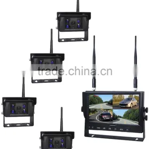 100% Factory DC12 to 32V 2.4G Digital Wireless 4 Way Car Reverse Camera System With Night Vision Camera thumbnail-6