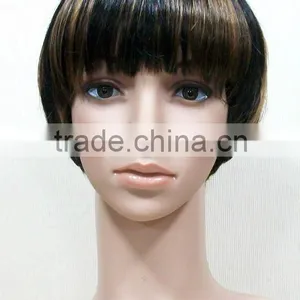 Bob Synthetic Hair Wig for African Americans thumbnail-1