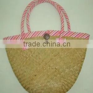 100% Natural Straw Bag thumbnail-1
