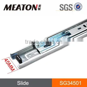 3 Fold 45mm Ball Bearing Drawer Slide thumbnail-1