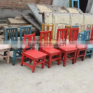 Reproduction Vintage Chinese Classical Antique Furniture Wooden Small Chair thumbnail-2