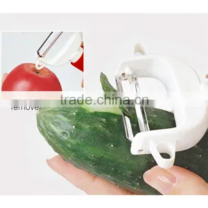 ABS+S/S+PVC 13.7*8.5 Kitchen Tools Potato Peeler/vegetable&fruit Peeler/stainless Steel Peeler thumbnail-1