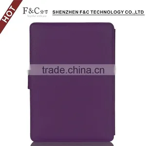 Shenzhen F&C Hand-crafted Premium PU Leather Material Folio Cover for Macbook Air Case 11" 12" 13" 15" Compatible thumbnail-6