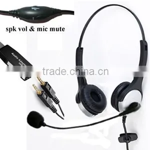 Lightweight Professional USB Website Headphone USB-1002Svcmute thumbnail-1