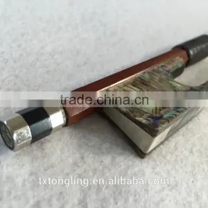 Full Size Violin Round Bow With Flap Frog Brazil Wood Bow thumbnail-4