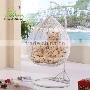 Outdoor Rattan Wicker Hanging Egg Chair thumbnail-1