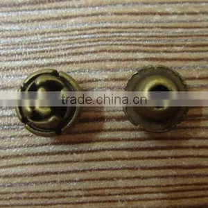 8mm Round Rim Flower Shape Jeans Metal Rivet thumbnail-1