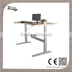 Steel Crank Height Adjustable Reading Table thumbnail-2