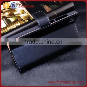 Luxury Flip Wallet Genuine Real Cow Leather Stand Case Cover For XIAOMI Mi3 Mi 3 thumbnail-4
